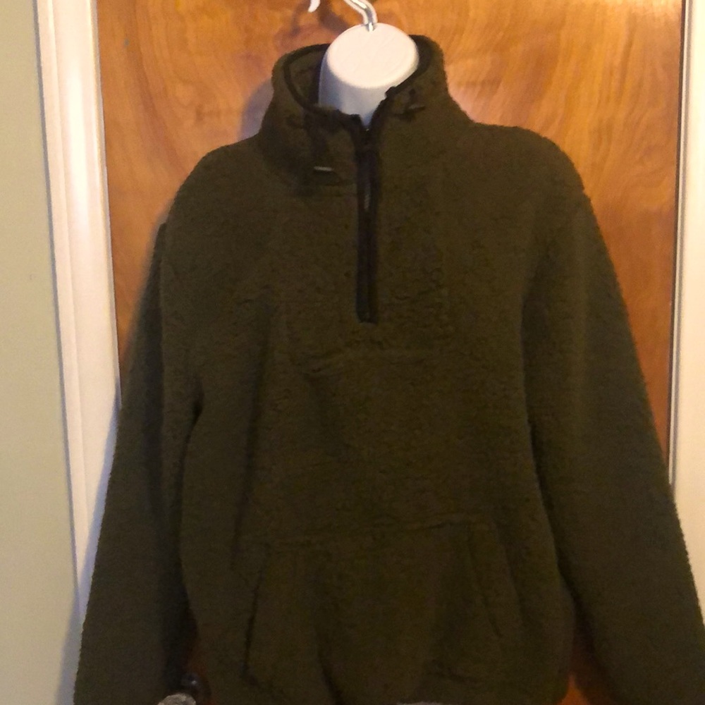 Faux fur sweater